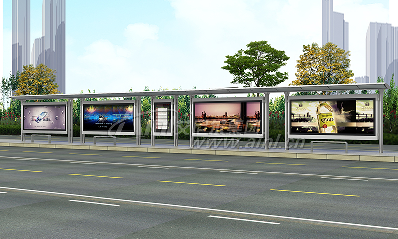 <b>（2018-6-12）艾尼尔供应滑县候车亭成功发货！</b>